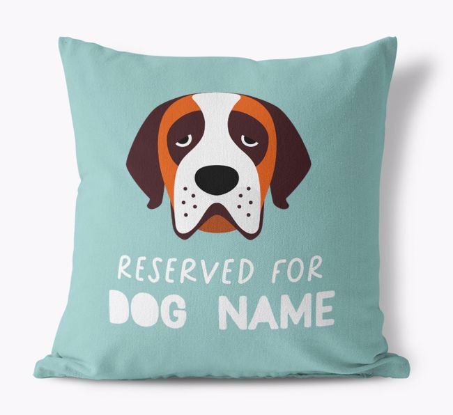 Reserved For: Personalised {breedFullName} Canvas Cushion